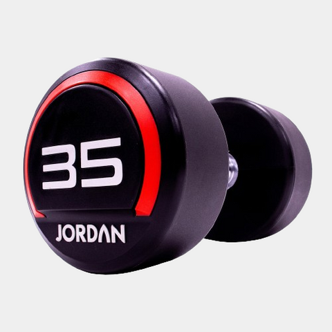 Jordan Red kg Urethane Dumbbells