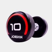 Jordan Red kg Urethane Dumbbells