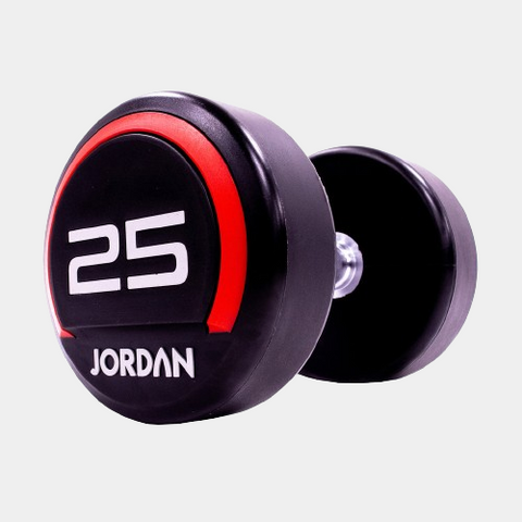 Jordan Red kg Urethane Dumbbells