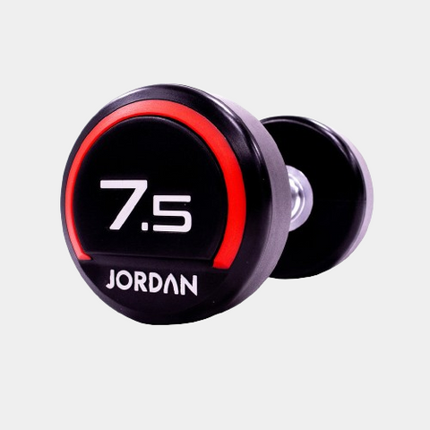 Jordan Red kg Urethane Dumbbells